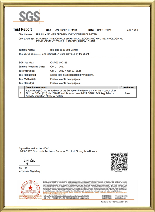 SGS-Testbericht